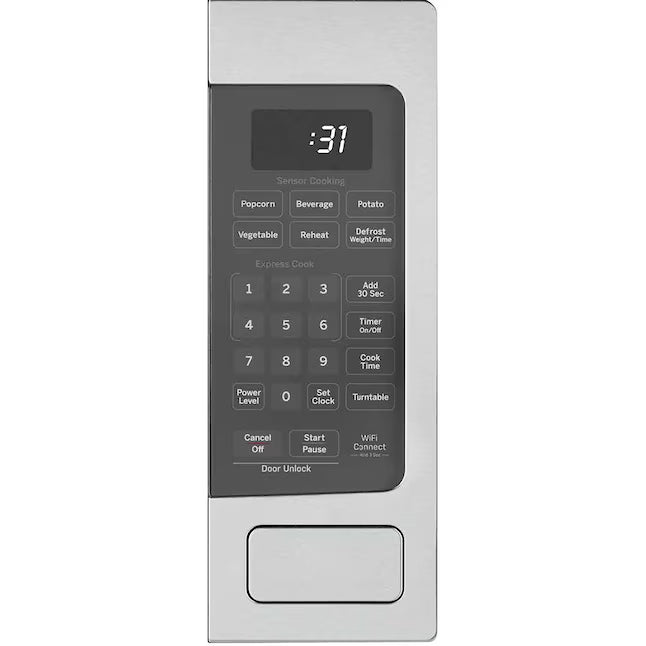 GE Profile 1.1 Cu. Ft. Countertop Microwave with Sensor Cooking and Built-In Capable Option in Stainless Steel PCHK11S1WSS - Open Box