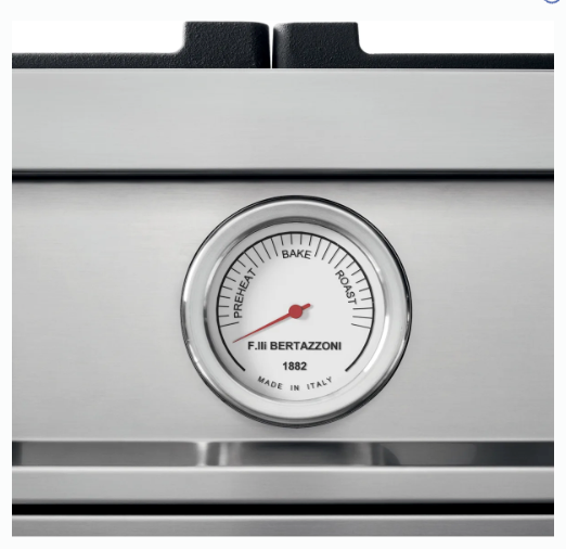 Bertazzoni 36 Inch Freestanding Gas Range with 6 Sealed Burners, 5.7 cu. ft. Oven Capacity, European Convection Oven, and 19000 BTU Power Burners HER366BCFGMAVT - Scratch & Dent (Minor)