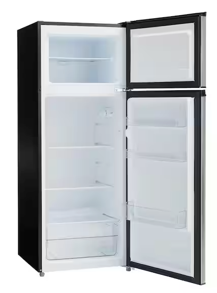 Pictures of Vissani 7.1 cu. ft. Top Freezer Refrigerator in Stainless Steel with Adjustable Shelf MDFF7SS - Scratch & Dent (Minor) - Neu Appliance Outlet - Discount Appliance Outlet in Austin, Tx