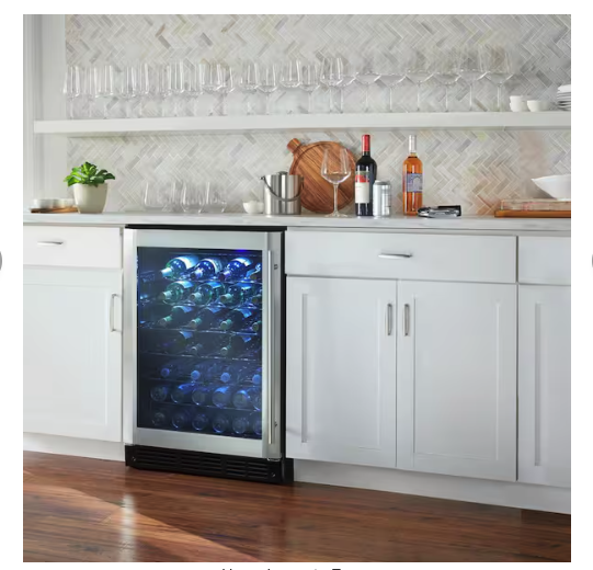 Vissani 23.4 in. 50 Bottle, 154 Can, Wine and Beverage Cooler with Stainless Steel Door HVBC58ST - Scratch & Dent (Minor)