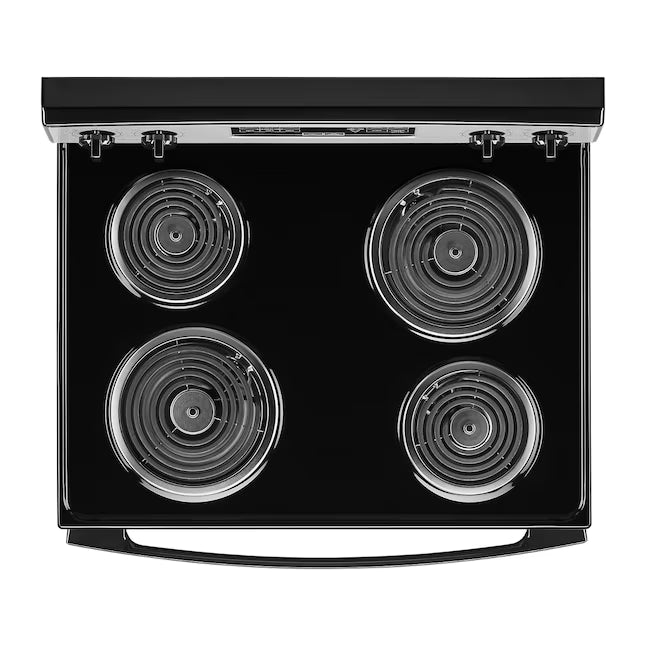 Amana 30-in 4 burners 4.8-cu ft Freestanding Electric Range in Stainless Steel ACR4303MMS - Open Box