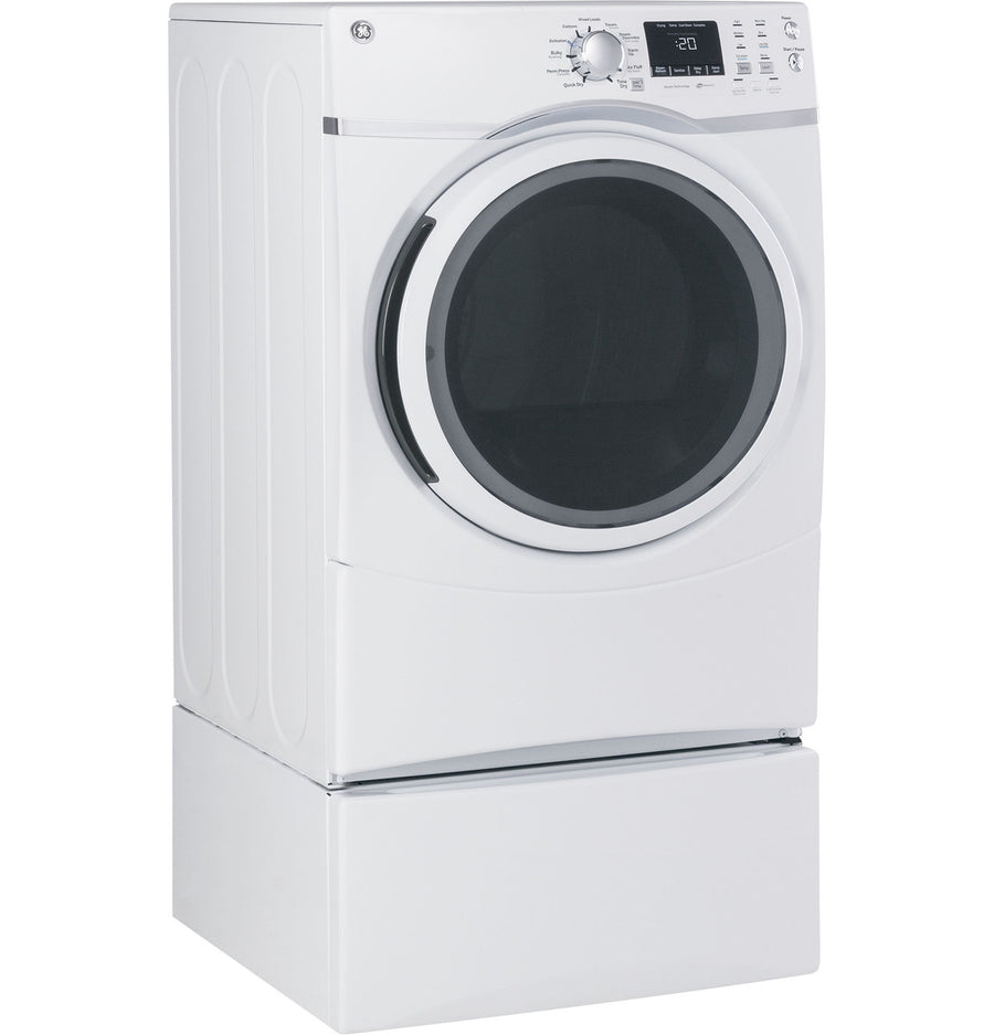 GE® 7.5 cu. ft. Capacity Front Load Electric Dryer with Steam in White GFD45ESSMWW - Certified Refurbished