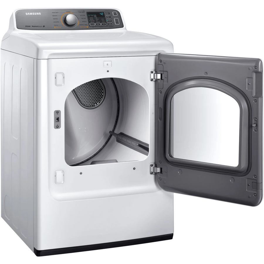 Samsung 7.4 cu. ft. Electric Dryer with Steam DV48H7400EW - Certified Refurbished