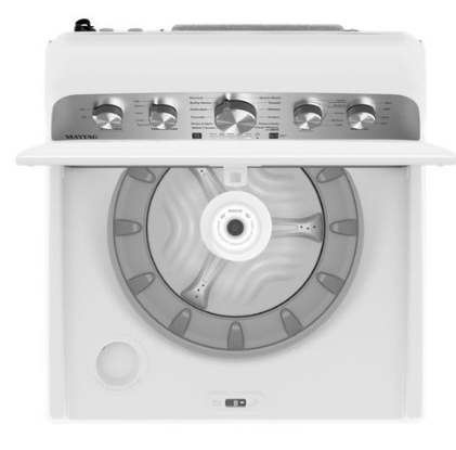 Pictures of Maytag White Top Load 4.5 Cu. Ft. Washer with Extra Power MVW5035MW - New in Box - Neu Appliance Outlet - Discount Appliance Outlet in Austin, Tx