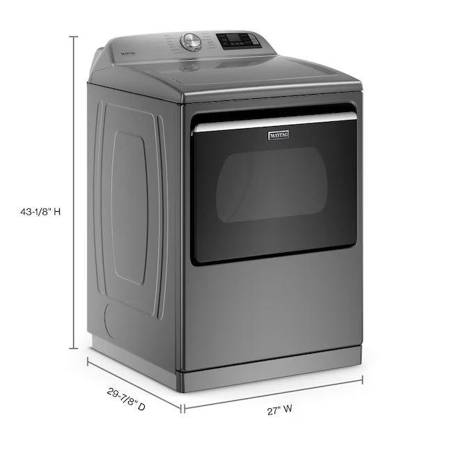 Maytag 7.4 Cu. Ft. Metallic Slate Electric Dryer with Extra Power 6SD000009 - MED7230HC - Scratch & Dent (Minor)