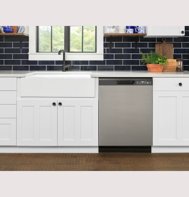 GE Stainless Steel Built-In 24 Inch Tall Tub Dishwasher with Front Controls and Steam Sanitize GDF535PSRSS - New in Box