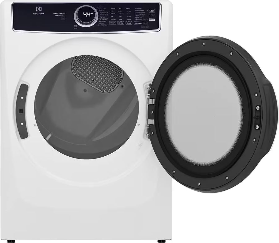 Electrolux 8.0 Cu. Ft. Stackable Gas Dryer with Steam and LuxCare Dry System in White 31134SD187 - ELFG7537AW - Scratch & Dent (Minor)
