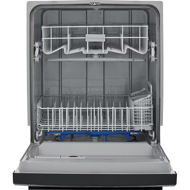 Frigidaire Front Control Built-In Tall Tub Dishwasher in Black with 3-Cycles, 55 dBA 25136SD613 - FFCD2413UB