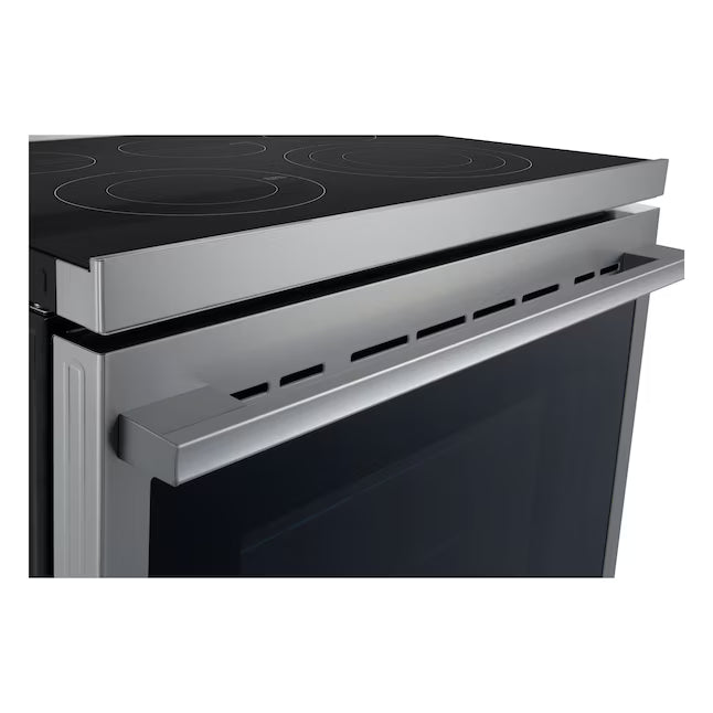 LG 6.3 cu. ft. Smart Wi-Fi Enabled ProBake Convection® Electric Range with Air Fry & EasyClean® 22136SD359 - LREN6325XE - Scratch & Dent (Minor)