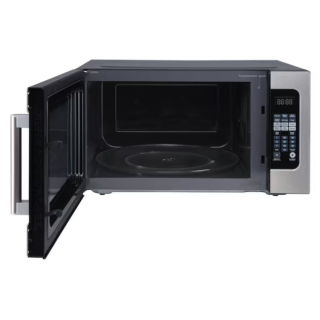 Magic Chef 2.2-cu ft 1200-Watt Countertop Microwave in Stainless Steel MC2211MS - Open Box