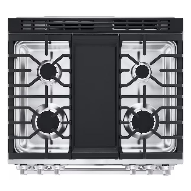 LG 6.3 cu ft. Smart Gas Slide-In Range ProBake Convection® InstaView®, and Air Fry 21SD033 - LSGL6335X - Scratch & Dent (Minor)