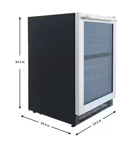 Magic Chef 44 Bottle Dual Zone Wine Cooler in Stainless Steel 25139SD822 - HMWC44DZ - Scratch & Dent (Minor)