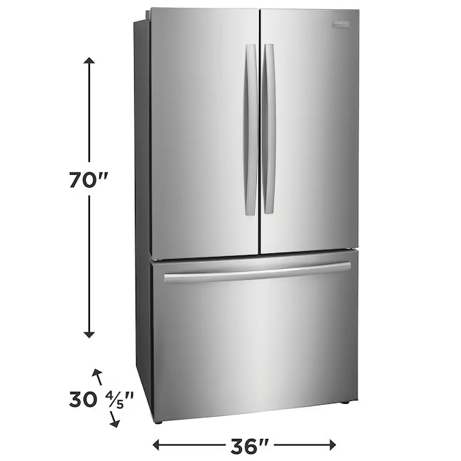Frigidaire Gallery 23 Cu. Ft. Counter-Depth French Door Refrigerator 22131SD100 - GRFG2353AF - Scratch & Dent (Moderate)