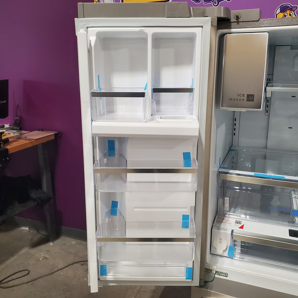 Frigidaire 27.8-cu ft ENERGY STAR French Door Refrigerator with Dual Ice Maker in Fingerprint Resistant Stainless Steel 3SD867 - GRFS2853AF - Scratch & Dent (Minor)