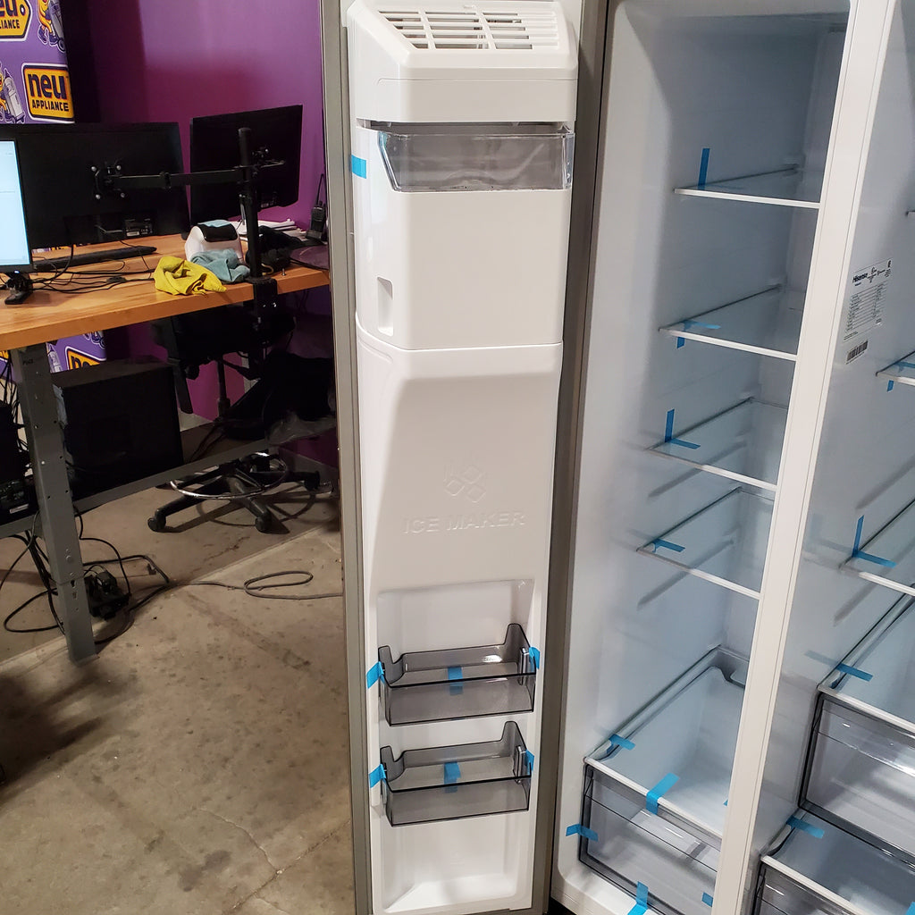 Hisense 29.1 cu. ft. Standard Depth Side by Side Refrigerator Stainless Steel 3SD899 - HRS290P5FSE - Scratch & Dent (Minor)