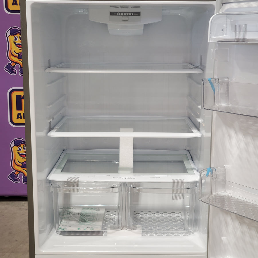 LG 20 cu. ft. 30 Inch Wide Top Freezer Refrigerator in Stainless Steel 21SD02 - LTCS20020S - Scratch & Dent (Minor)