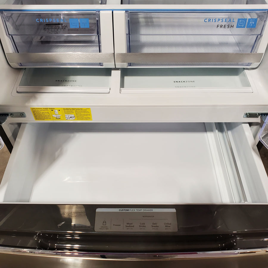 Frigidaire Gallery 22 Cu. Ft. 4-Door Counter-depth French Door Refrigerator with Ice Maker (Fingerprint Resistant Stainless Steel) ENERGY STAR 20132SD379 - GRMC2273CF - Scratch & Dent (Minor)