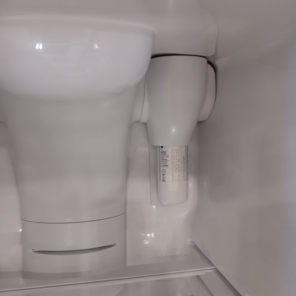 Pictures of GE 25.1 Cu. Ft. Fingerprint Resistant Side-By-Side Refrigerator GSS25IYN - New in Box - Neu Appliance Outlet - Discount Appliance Outlet in Austin, Tx