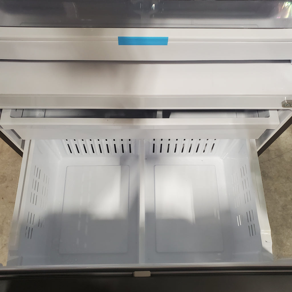 Pictures of Samsung 32 cu. ft. Mega Capacity 3-Door French Door Refrigerator with Dual Auto Ice Maker in Stainless Steel RF32CG5300SR - Scratch and Dent (Minor) - Neu Appliance Outlet - Discount Appliance Outlet in Austin, Tx