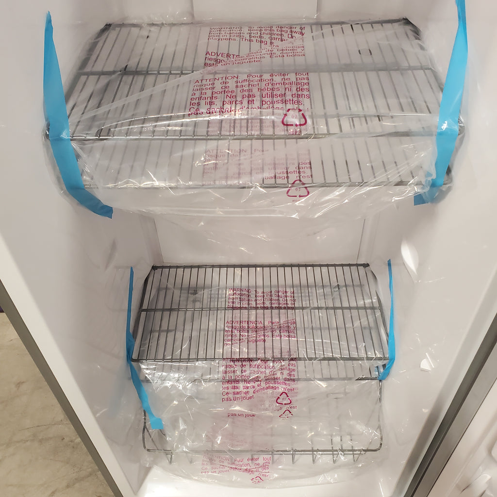 Pictures of Frigidaire 13 Cu. Ft. Garage Ready Upright Freezer in Fingerprint-Resistant Stainless Steel 3SD617 - FFFU13F2VV - Scratch & Dent (Major) - Neu Appliance Outlet - Discount Appliance Outlet in Austin, Tx