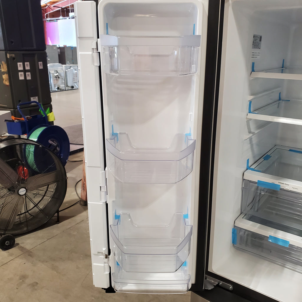 Pictures of GE® ENERGY STAR® 30" Wide 20.8 Cu. Ft. French-Door Refrigerator with Icemaker and Advanced Water Filtration GNE21FYKFS - Scratch & Dent (Minor) - Neu Appliance Outlet - Discount Appliance Outlet in Austin, Tx