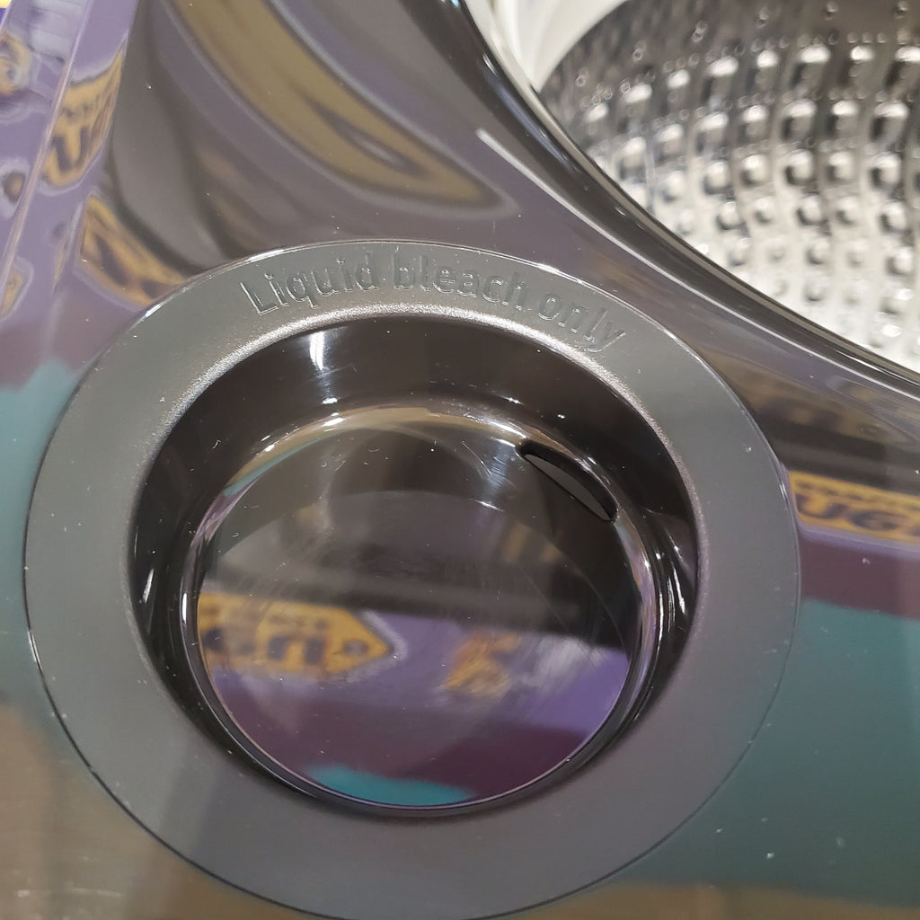 Pictures of Samsung 5.5 cu.ft. Extra-Large Capacity Smart Top Load Washer with Super Speed Wash in Brushed Black WA55CG7100AVUS - Scratch & Dent (Minor) - Neu Appliance Outlet - Discount Appliance Outlet in Austin, Tx