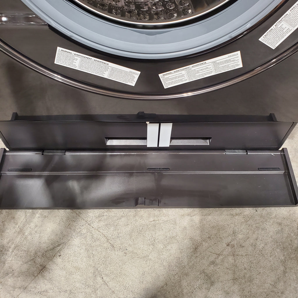 Pictures of Samsung 5.3 cu. ft. Bespoke AI Laundry Vented Combo™ All-in-One Ultra Capacity Washer and Electric Dryer with AI Home in Brushed Black WD90F53AVB - Open Box - Neu Appliance Outlet - Discount Appliance Outlet in Austin, Tx