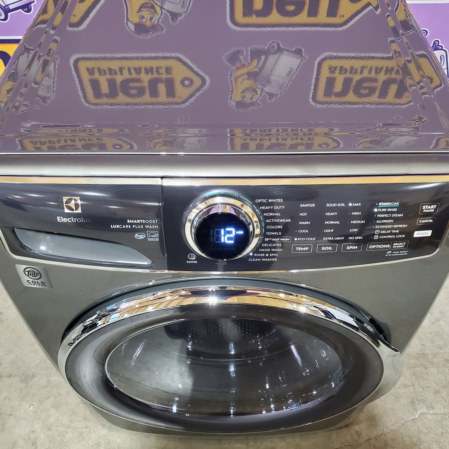 Electrolux Titanium Front Load 600 Series 4.5 Cu. Ft. Washer with Smartboost and Hand Wash Cycle ELFW7637AT - Scratch & Dent (Minor)