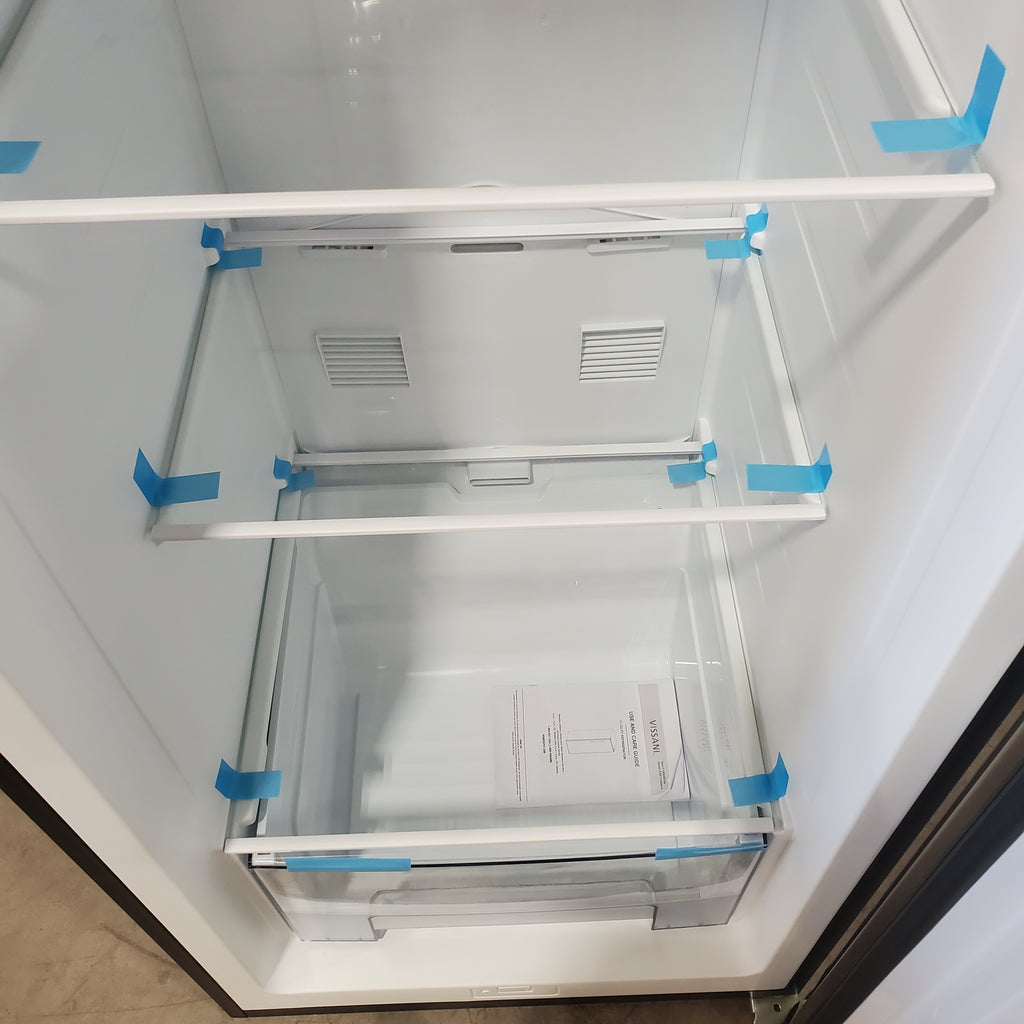 Pictures of Vissani 24 in. 11 cu. ft. Convertible Energy Star Auto Defrost Garage Ready Upright Freezer/Refrigerator in Stainless Steel VSF11US2A16 - Scratch & Dent (Minor) - Neu Appliance Outlet - Discount Appliance Outlet in Austin, Tx