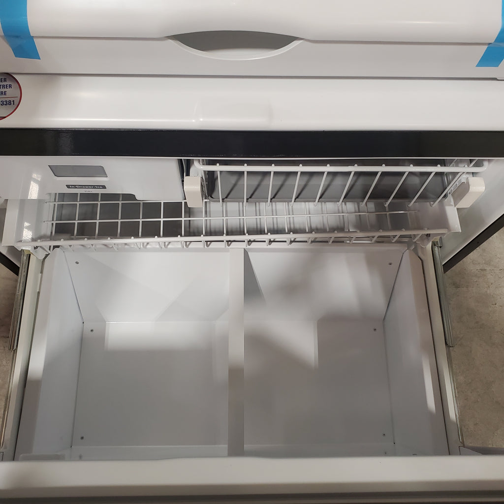 Pictures of KitchenAid 22 cu. ft. Counter Depth Panel Ready with Interior Dispense French Door Refrigerator 18SD066 - KRFC302EPA - Scratch & Dent (Minor) - Neu Appliance Outlet - Discount Appliance Outlet in Austin, Tx