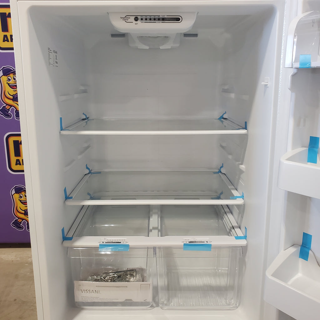 Pictures of 18 cu. ft. Top Freezer Refrigerator in White with Adjustable Temperature Controls MDTF18WHR - Scratch & Dent - Minor - Neu Appliance Outlet - Discount Appliance Outlet in Austin, Tx