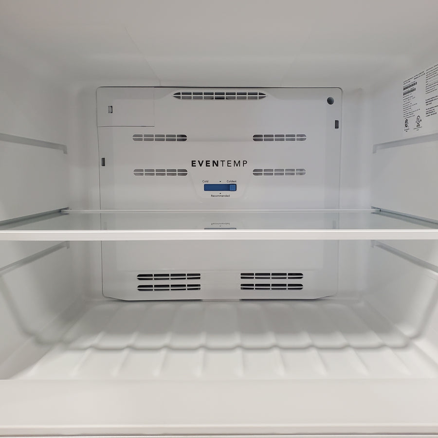 Frigidaire 30" Wide Garage Ready Top Freezer 18 Cu. Ft. Refrigerator with EvenTemp Cooling System and Spacious Interior Storage in White 22133SD209 - FFTR1814WW - Scratch & Dent (Minor)