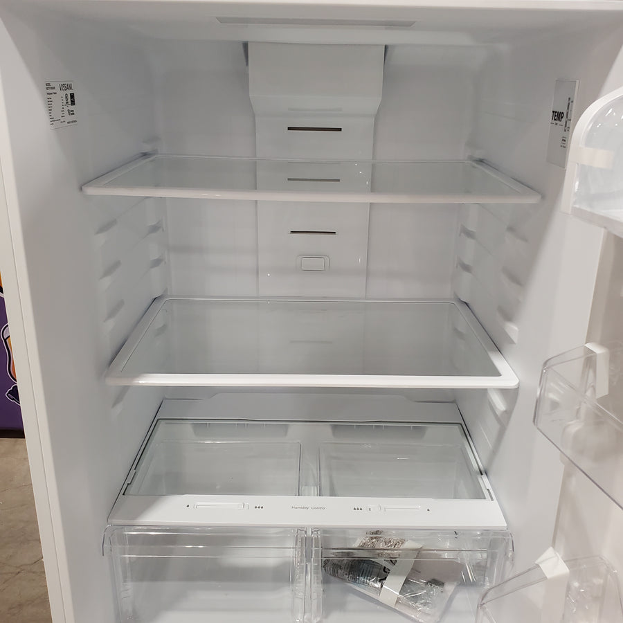 Vissani 18.1 cu. ft. Top Freezer Refrigerator with Adjustable Glass Shelving in White, Garage Ready 25136SD640 - MDTF18WHR5 - Scratch & Dent (Minor)
