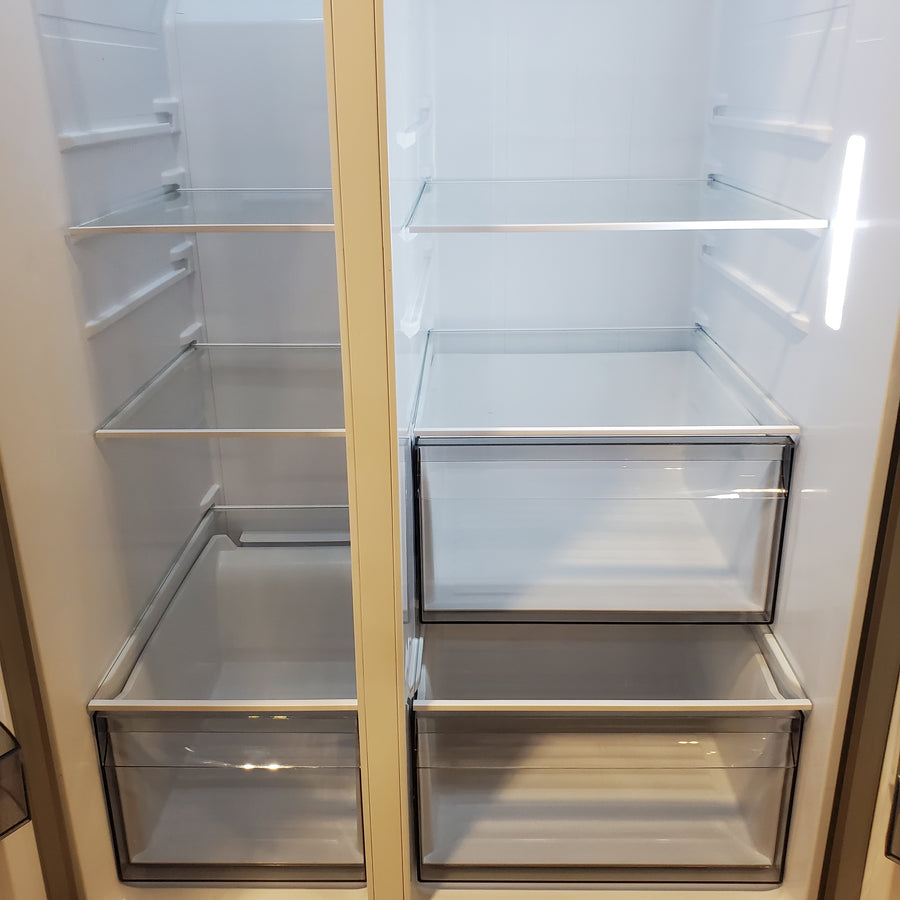 Hisense 29.1 cu. ft. Standard Depth Side by Side Refrigerator Stainless Steel 22134SD227 - HRS290P5FSE - Scratch & Dent (Minor)