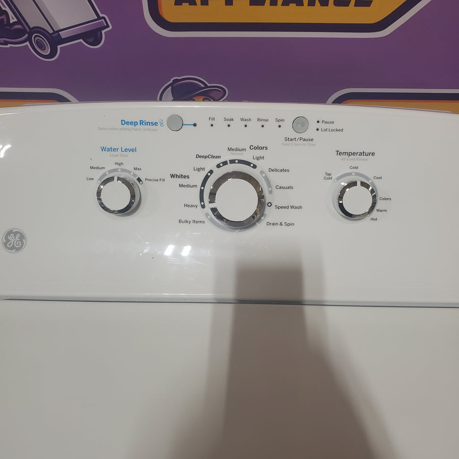 GE® 4.0 cu. ft. Capacity Washer with Stainless Steel Basket and Water Level Control 25134SD466 - GTW325ASWWW - Scratch & Dent (Moderate)