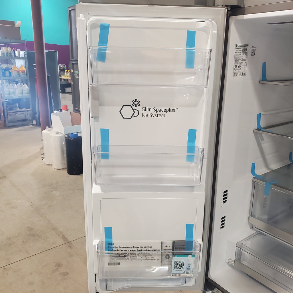 Pictures of LG 26 cu. ft. Smart Counter-Depth MAX French Door Refrigerator with 4 types of ice in PrintProof Stainless Steel-LRYXC2606S-Open Box - Neu Appliance Outlet - Discount Appliance Outlet in Austin, Tx