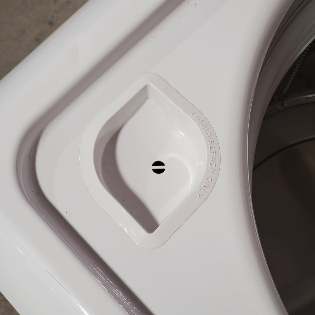 Pictures of Hotpoint Top Load 3.8 Cu. Ft. Washer with Stainless Steel Basket and Heavy Duty Agitator HTW240ASKWS and Hotpoint Electric Vented 6.2 Cu. Ft. Dryer with Aluminized Alloy Drum HTX24EASKWS - Certified Refurbished - Neu Appliance Outlet - Discount Appliance Outlet in Austin, Tx