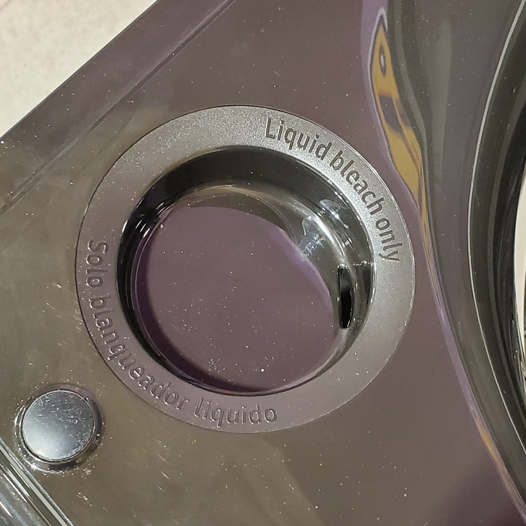 Pictures of Samsung 5.1 cu. ft. Smart Top Load Washer with ActiveWave™ Agitator and Super Speed Wash in Brushed Black 1CR0447 - WA51A5505AV - Certified Refurbished - Neu Appliance Outlet - Discount Appliance Outlet in Austin, Tx