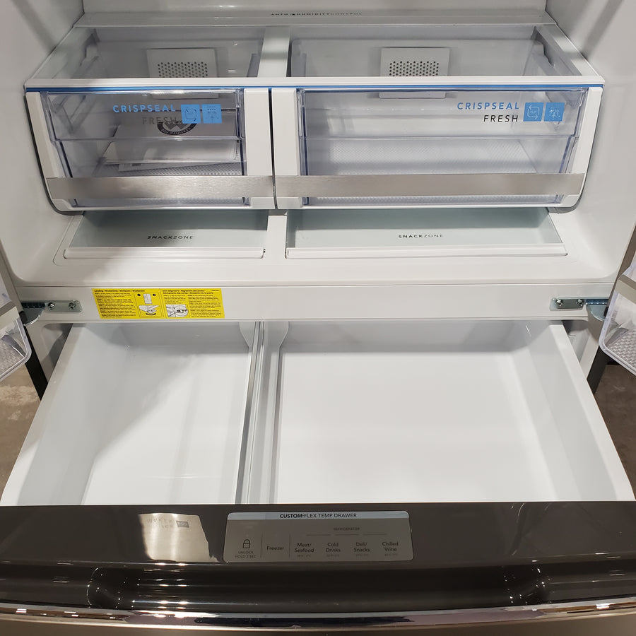 Frigidaire Gallery 22 Cu. Ft. 4-Door Counter-depth French Door Refrigerator with Ice Maker (Fingerprint Resistant Stainless Steel) ENERGY STAR 22134SD221 - GRMC2273CF - Scratch & Dent (Moderate)