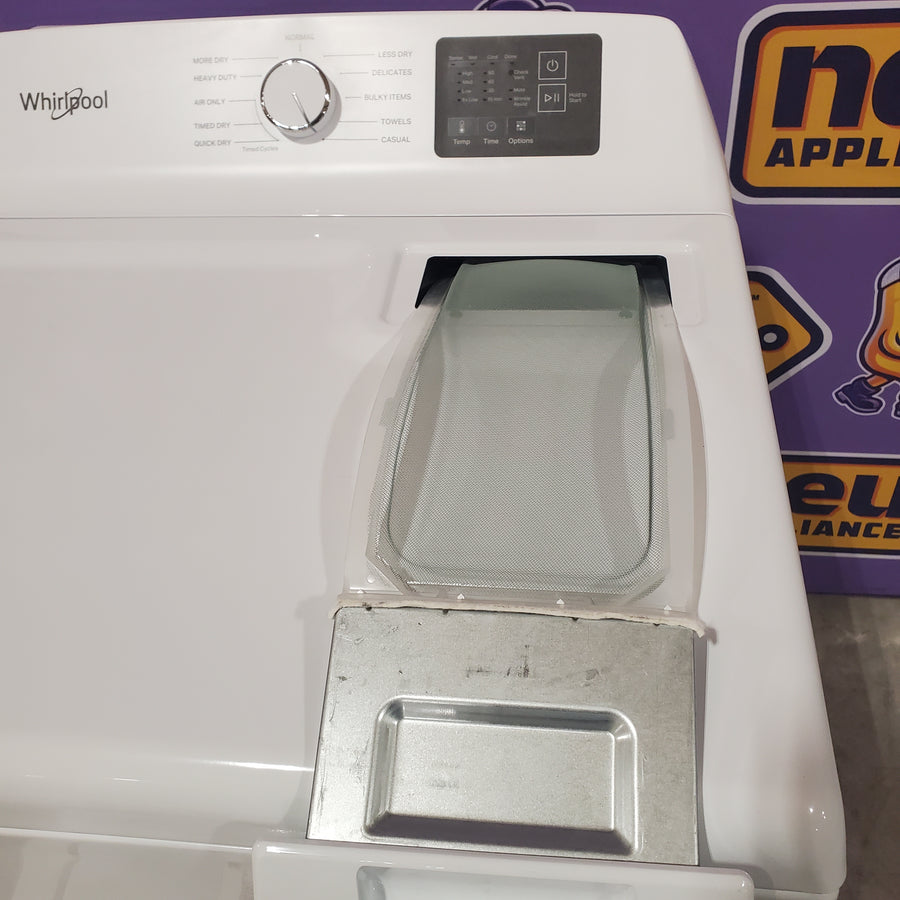 Whirlpool 7.0 cu. ft. Vented Front Load Gas Dryer in White with Adaptive Dry 25136SD622 - WGD4107SW - Scratch & Dent (Moderate)