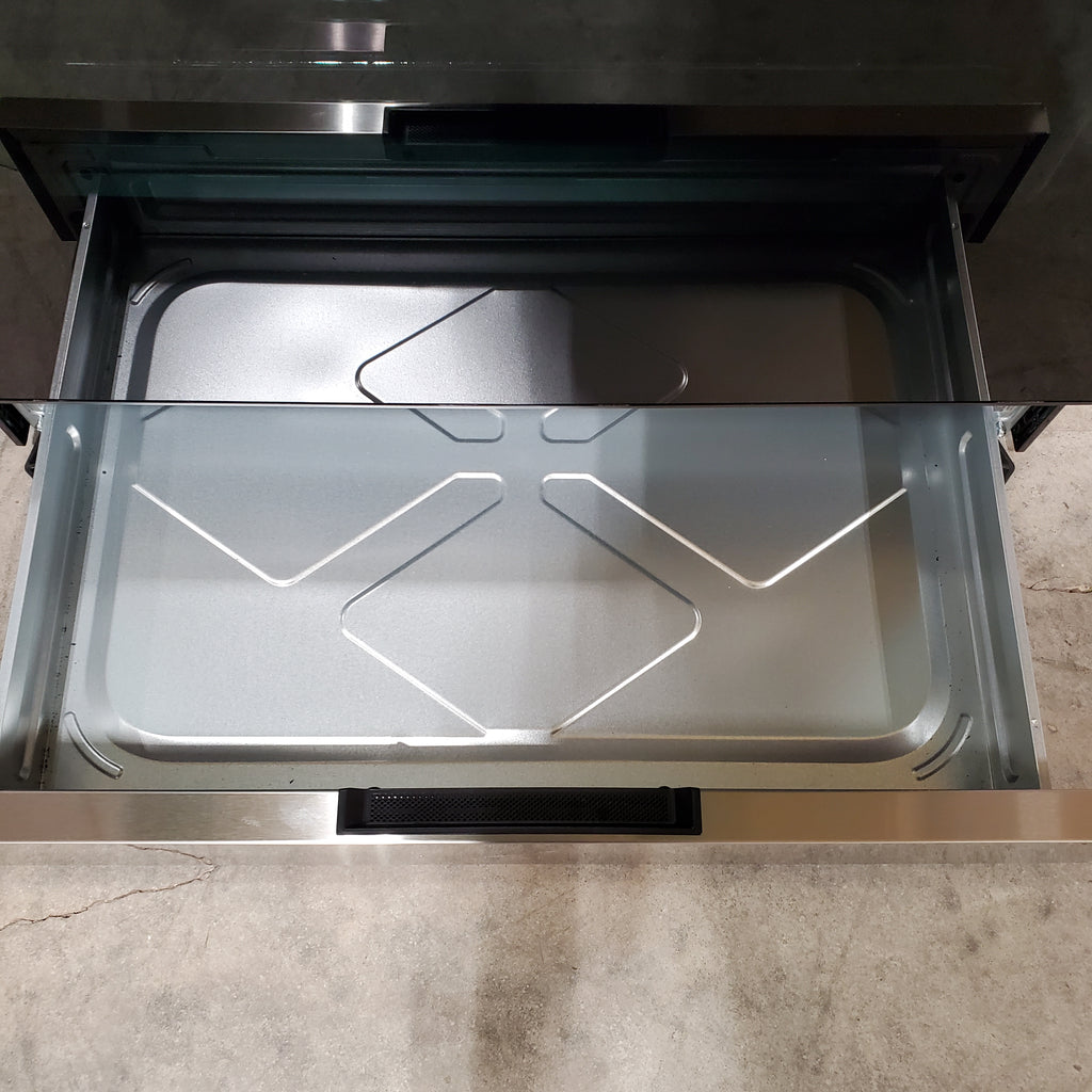 Pictures of Samsung Bespoke 6.0 cu. ft. Smart Slide-In Gas Range with Precision Knobs in Stainless Steel NSG6DG8100SR - Scratch & Dent (Minor) - Neu Appliance Outlet - Discount Appliance Outlet in Austin, Tx