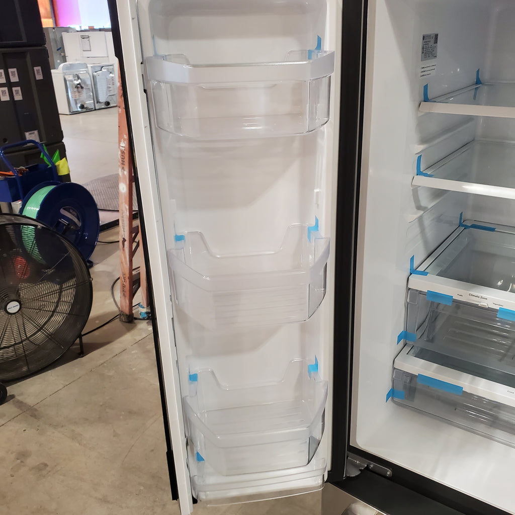 Pictures of GE® ENERGY STAR® 30" Wide 20.8 Cu. Ft. French-Door Refrigerator with Icemaker and Advanced Water Filtration GNE21FYKFS - Scratch & Dent (Minor) - Neu Appliance Outlet - Discount Appliance Outlet in Austin, Tx