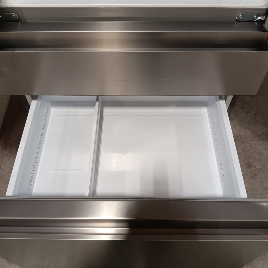 Hisense PureFlat 25.6-cu ft 4-Door Smart French Door ENERGY STAR Refrigerator in Stainless Steel with Ice Maker, Water and Ice Dispenser 22231SD314 - HRM260N6TSE - Scratch & Dent (Moderate)