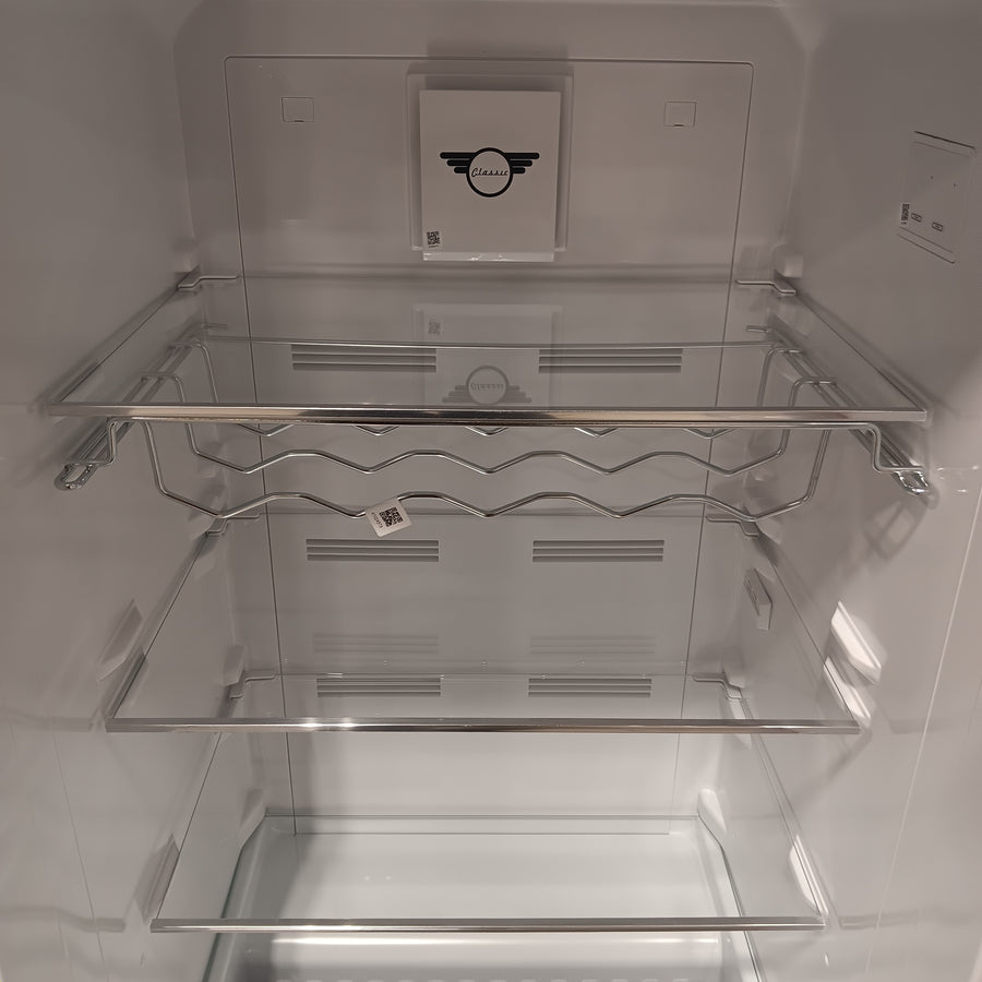 Unique Classic Retro 23.8 in. 11 cu. ft. Frost Free Top Freezer Refrigerator in Candy Apple Red, Energy Star 25CR226 - UNQ-310L-R-TM - Scratch & Dent (Minor)