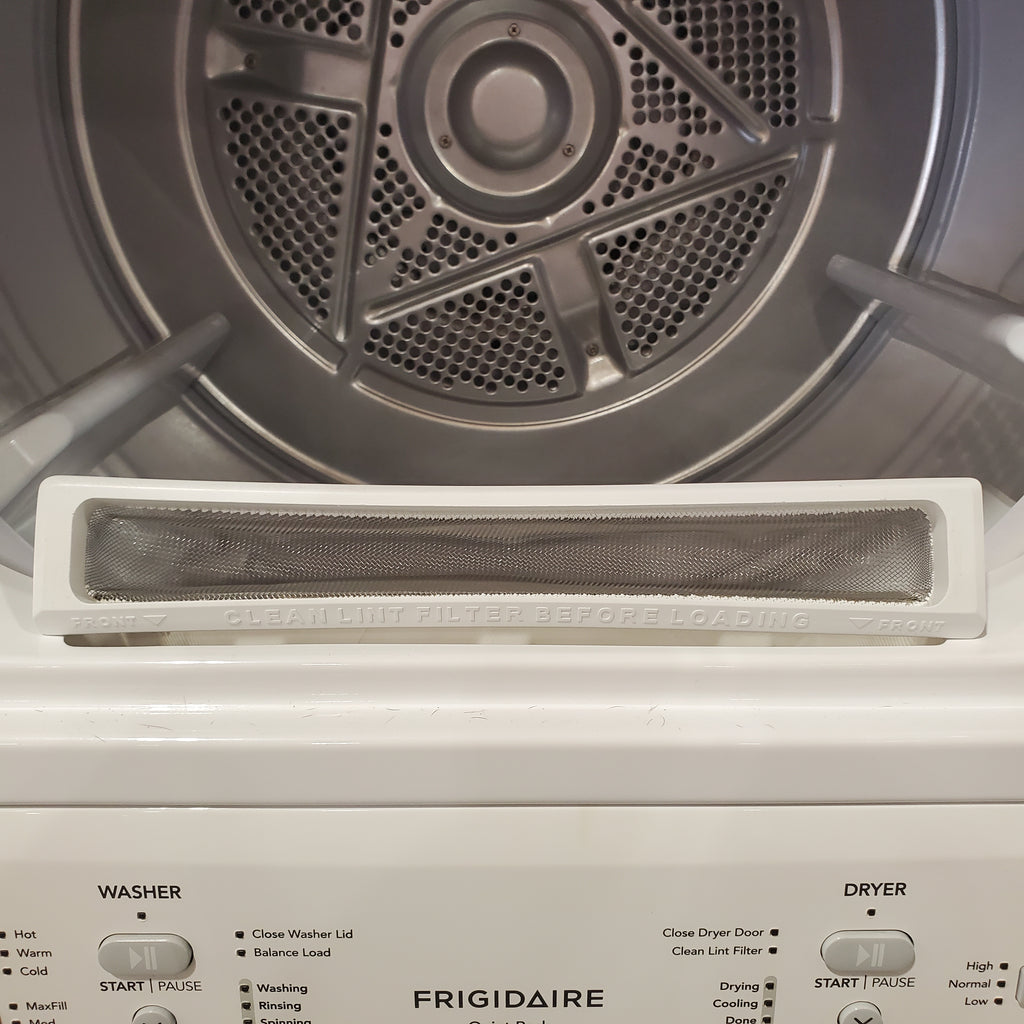 Pictures of Frigidaire Electric Washer/Dryer Laundry Center - 3.9 Cu. Ft Washer and 5.5 Cu. Ft. Dryer 17SD064 - FLCE7522AW - Scratch & Dent (Minor) - Neu Appliance Outlet - Discount Appliance Outlet in Austin, Tx