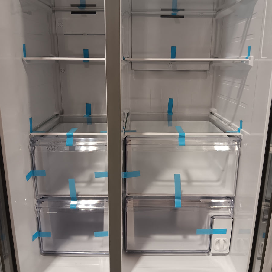 Samsung 26.7 cu. ft. Standard Depth Smart Side by Side Refrigerator in Stainless Steel with Family Hub 310104CR12822 - RS27T5561SR - Scratch & Dent (Minor)
