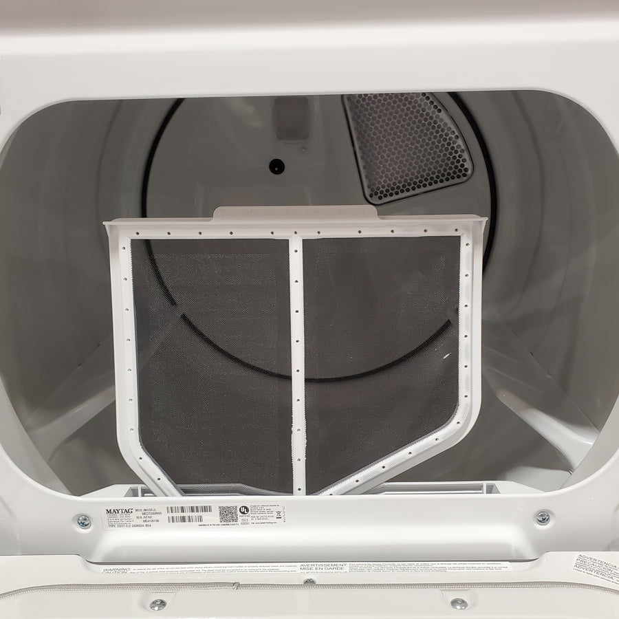 Maytag Pet Pro 7.4-cu ft Vented Electric Dryer with Steam Cycle in White 22132SD119 - MED7205RW - Scratch & Dent (Minor)