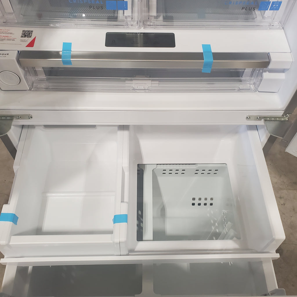 Pictures of Smudge-Proof Stainless Steel ENERGY STAR Frigidaire Gallery 27.8 cu. ft. 3 Door French Door Refrigerator with Dual Ice Maker- Open Box - Neu Appliance Outlet - Discount Appliance Outlet in Austin, Tx