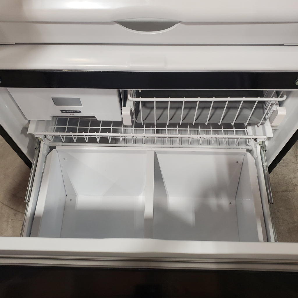 Pictures of KitchenAid 22 cu. ft. 36-Inch Width Counter Depth Panel Ready with Interior Dispense French Door Refrigerator KRFC302EPA - Open Box - Neu Appliance Outlet - Discount Appliance Outlet in Austin, Tx