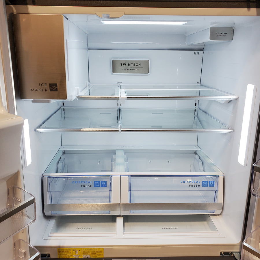 Frigidaire Gallery 26 Cu. Ft. Standard-Depth 4-Door French Door Refrigerator in Fingerprint Resistant Stainless Steel GRMS2773AF - Scratch & Dent (Minor)